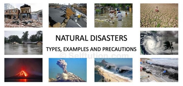 Natural Disaster Examples Sentence