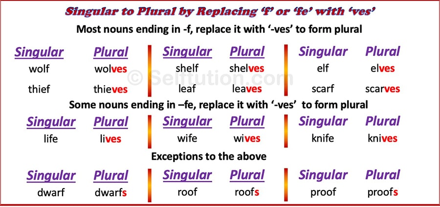 Change The Singular Noun Into Plural