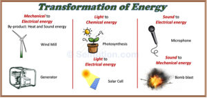 Transformation or Conversion of Energy with Examples » Selftution