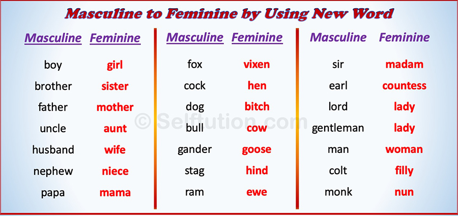 Gender In English Masculine Feminine Common Neuter Selftution